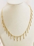 Colar ou Choker Pingentes Tracejados
