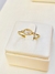 Anel com Zircônia Diamantada Ovalada