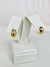 Argola lisa com Detalhe P