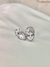 Brinco Noiva formato gota Diamantada