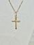 Pingente Cruz maior com detalhe