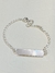 Pulseira Plaquinha Lisa