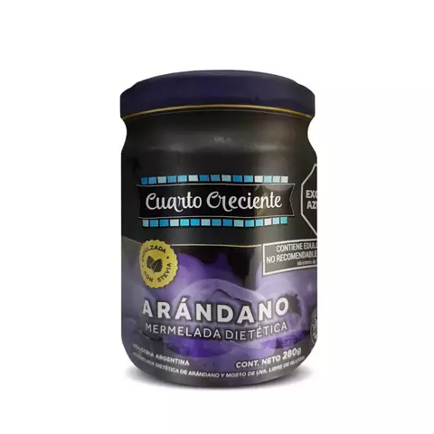 Mermelada de Arándanos con Stevia x 300g - Cuarto Creciente - comprar online