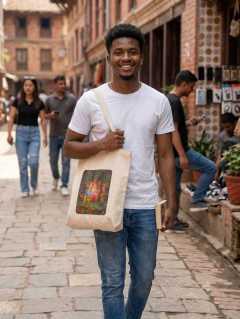 Bolsa Ecobag estampada Hare Krishna na internet