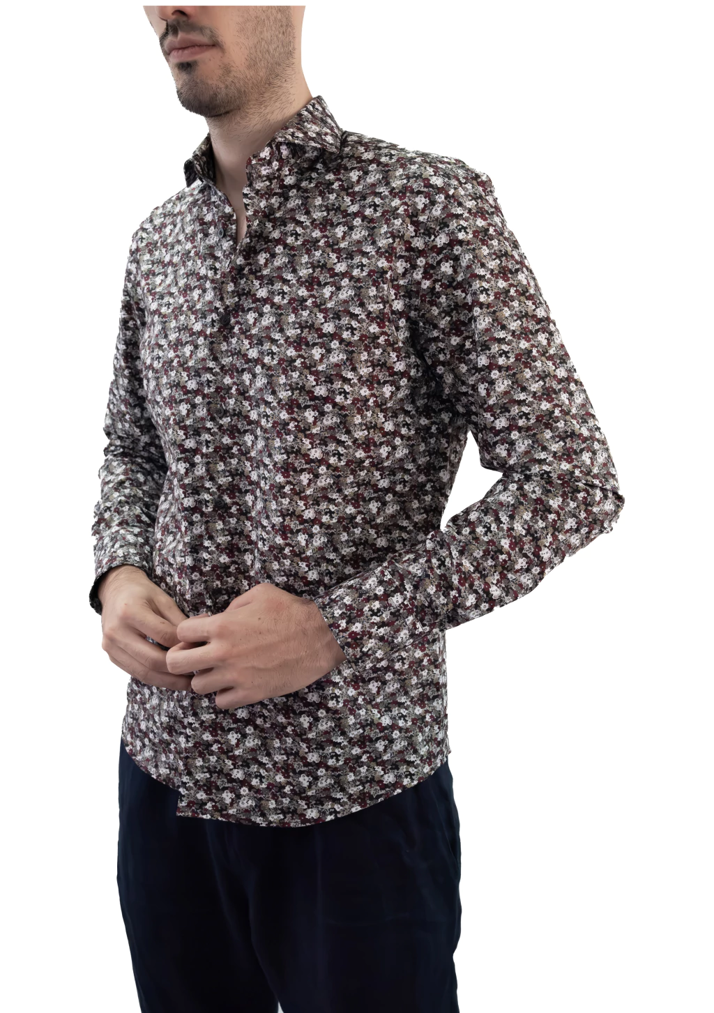 CAMISA CHICLANA TEJIDO ITALIANO (AI5431866)