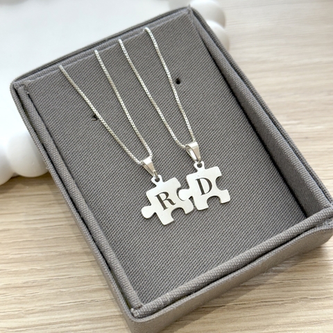 Colar Personalizado Quebra Cabeça - Prata 925 - comprar online