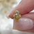 Piercing Cartilagem Esferas Zircônia Dourado na internet