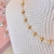 Colar Choker Bolinhas Dourado na internet
