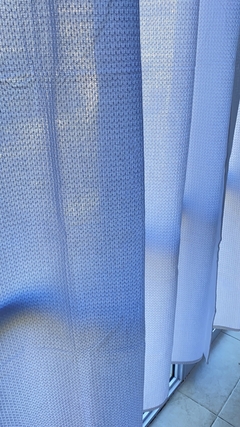 Cortina panal abeja off white - Marilú Home