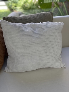 Funda Blanca wafle 50x50