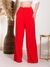 Imagem do Calça Feminina Pantalona Wide Leg Social Alfaiataria Soltinha