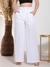 Calça Feminina Pantalona Wide Leg Social Alfaiataria Soltinha