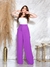 Calça Feminina Pantalona Wide Leg Social Alfaiataria Soltinha na internet