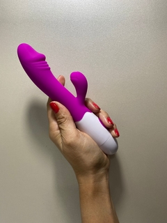 Vibrador con estimulador de clitoris con 30 modos de vibracion
