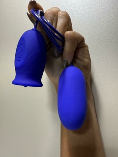 Doble vibrador Bala + Vibrador con forma de lengua - Prohibido Prohibirte