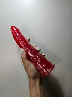 DILDO BANANIN JELLY rojo