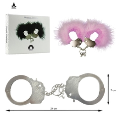 ESPOSAS de metal con plumas desmontables en internet