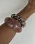 Bracelete Resina - Marmorizado rosa na internet