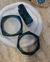 Bracelete Resina - Marmorizado azul geométrico - Essência Acessórios