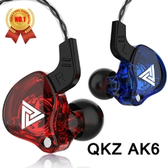 Original qkz ak6 cobre motorista hifi com fio fone de ouvido esporte executando fones de ouvido estéreo baixo fone de ouvido música fones de ouvido fone de ouvido fone de ouvido
