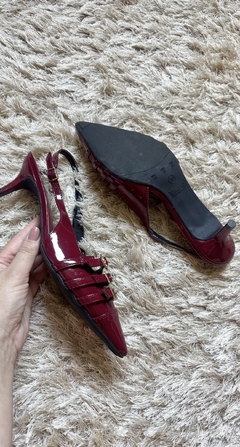 Scarpin Cherry Red - Ma Santana