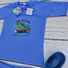 Conjunto con filtro solar UV manga corta certificado - Pilu Kids