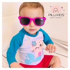 Remera filtro de protección Uv Bebes - Pilu Kids