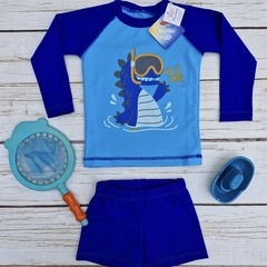 Conjunto Short y Reme con filtro de proteccion Uv 50+ - comprar online
