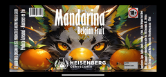 Mandarina belgian cerveza de fruta