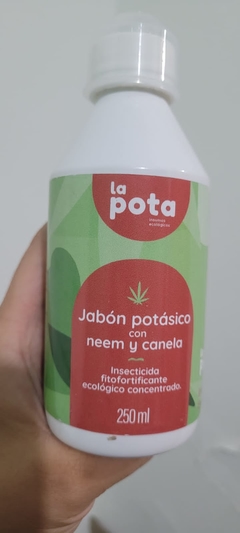 La pota - Jabon Potasico + neem + canela x 250ml