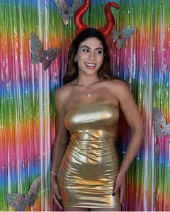 VESTIDO METALIZADO - Na gringa 83