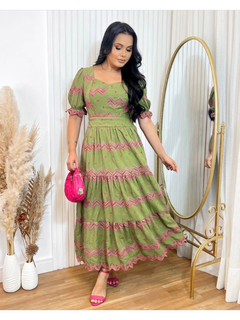 Vestido Jaíne - Bárbara Moda Evangélica