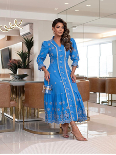 Vestido Samantha - Bárbara Moda Evangélica