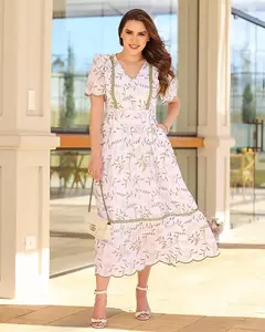 Vestido Soraya - Bárbara Moda Evangélica