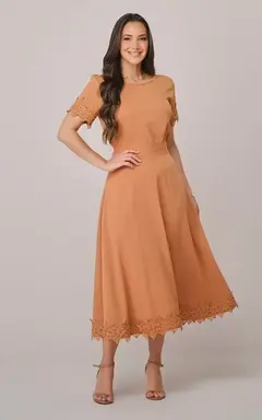 Conjunto midi com rendas-Juliana