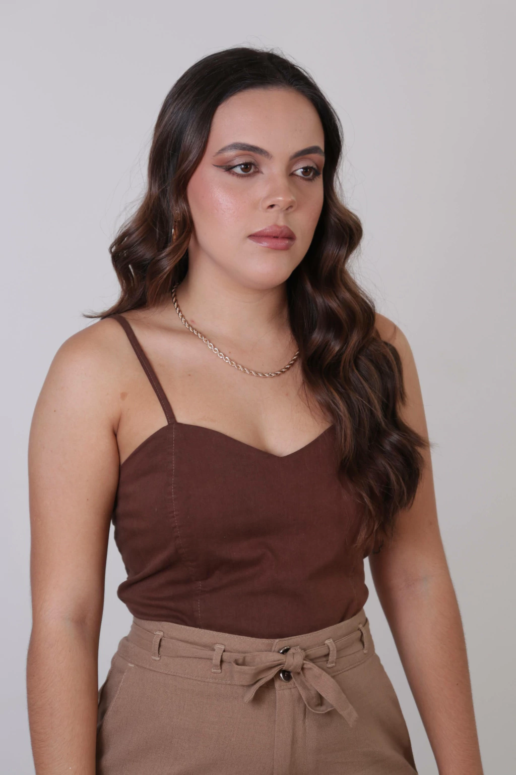 Top Bruna Marrom