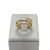 Anel Vazado Liso Dourado - comprar online