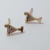 Brinco Drink Micro Zirconia Color Dourado - comprar online