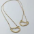 Colar Escapulario Coracao Vazado Dourado - comprar online