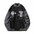 Retro urso bordad bomber traf 100% Algodão na internet