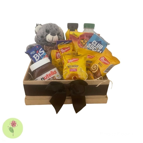 Cesta Café com Pelúcia - comprar online