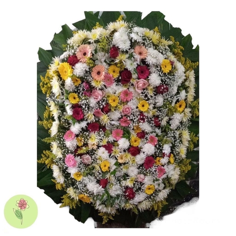 Coroa de Flores Dupla