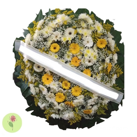 Coroa de Flores Medalhão 2