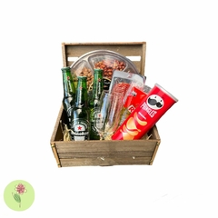 Cesta de Cervejas com Aperitivos na internet