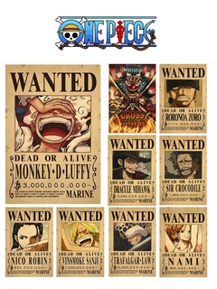 Cartazes de procurado Anime(ONE PIECE ) na internet