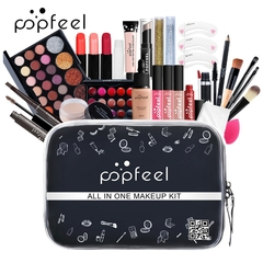 Kits de maquiagem Popfeel para iniciantes tudo em um kit essencial de maquiagem - comprar online