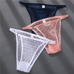 Calcinha fio dental transparente