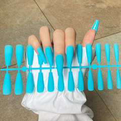 conjunto de Unhas Postiças fosco super longo