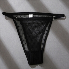 Calcinha fio dental transparente