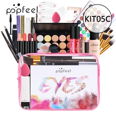 Kits de maquiagem Popfeel para iniciantes tudo em um kit essencial de maquiagem - Mendes Imports